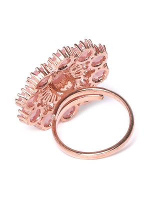 Platinum cubic zirconia rings 3