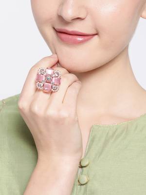Platinum cubic zirconia rings 1
