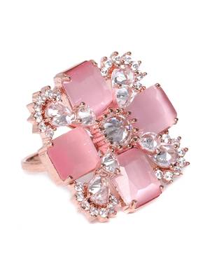 Platinum cubic zirconia rings 2