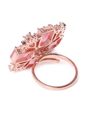 Platinum cubic zirconia rings 3