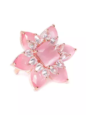 Platinum cubic zirconia rings 2