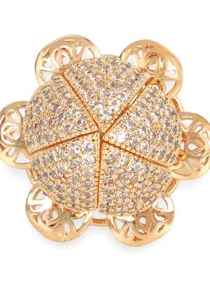Platinum cubic zirconia rings 1