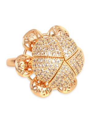 Platinum cubic zirconia rings 2