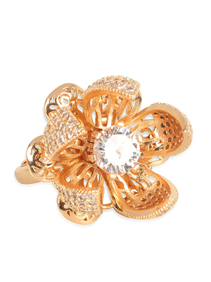 Platinum cubic zirconia rings 3