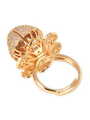 Platinum cubic zirconia rings 5