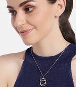 Platinum cubic zirconia pendants