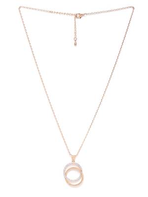 Platinum cubic zirconia pendants 3