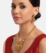 Gold cubic zirconia pendants