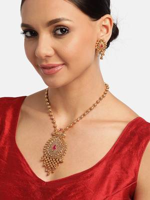 Pink cubic zirconia pendants 1