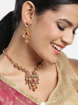 Pink cubic zirconia pendants 1