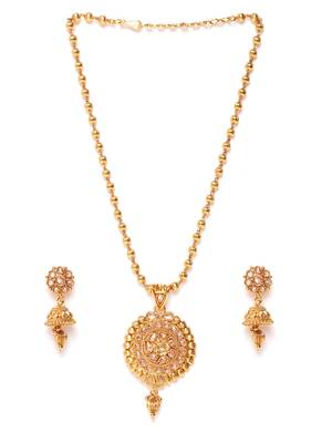 Gold cubic zirconia pendants 3