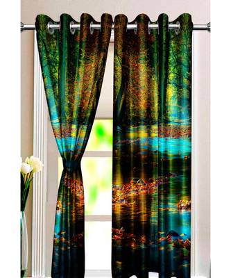Multicolor Polyester Digtal Printed Curtain 2