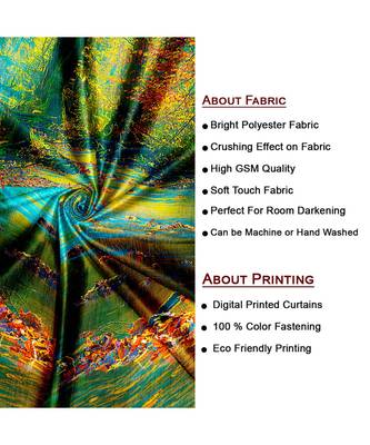 Multicolor Polyester Digtal Printed Curtain 3