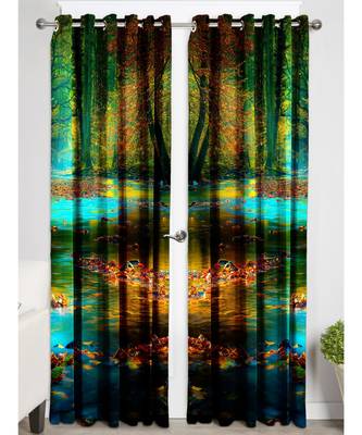 Multicolor Polyester Digtal Printed Curtain 4