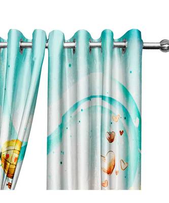 Multicolor Polyester Digtal Printed Curtain 1