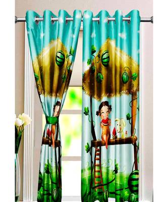 Multicolor Polyester Digtal Printed Curtain 1