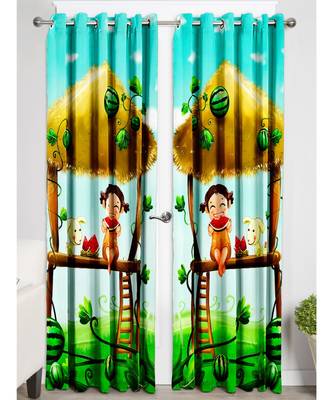 Multicolor Polyester Digtal Printed Curtain 3