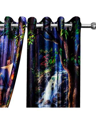 Multicolor Polyester Digtal Printed Curtain 1