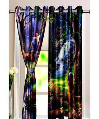 Multicolor Polyester Digtal Printed Curtain 2