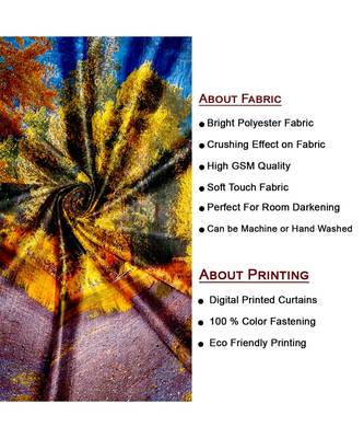 Multicolor Polyester Digtal Printed Curtain 3