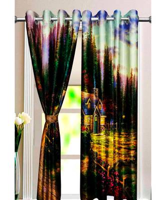 Multicolor Polyester Digtal Printed Curtain 2