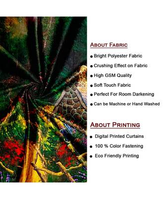 Multicolor Polyester Digtal Printed Curtain 3