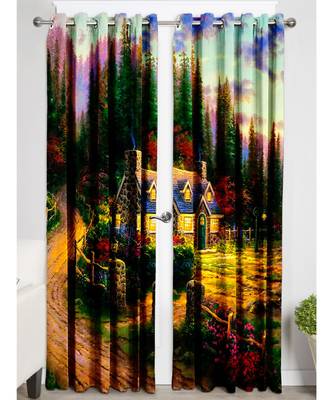 Multicolor Polyester Digtal Printed Curtain 4