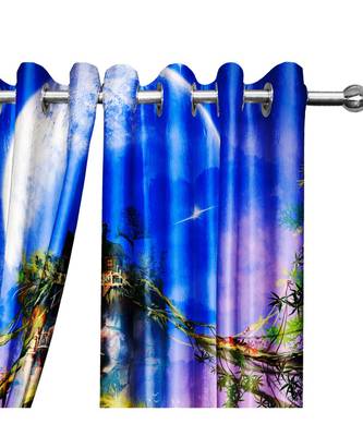 Multicolor Polyester Digtal Printed Curtain 1