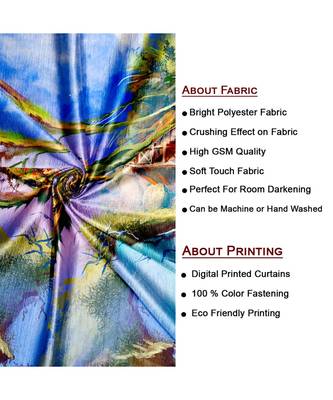 Multicolor Polyester Digtal Printed Curtain 3
