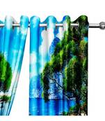 Multicolor Polyester Digtal Printed Curtain