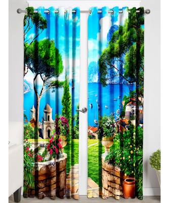 Multicolor Polyester Digtal Printed Curtain 4