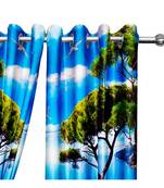 Multicolor Polyester Digtal Printed Curtain