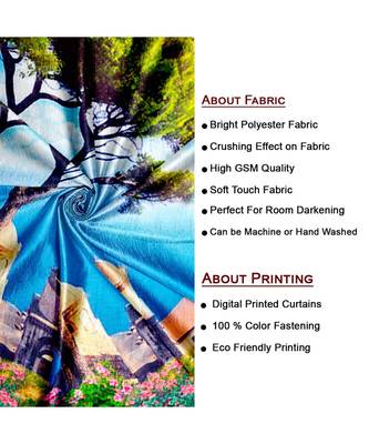 Multicolor Polyester Digtal Printed Curtain 3
