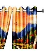 Multicolor Polyester Digtal Printed Curtain