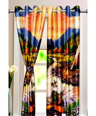 Multicolor Polyester Digtal Printed Curtain 2