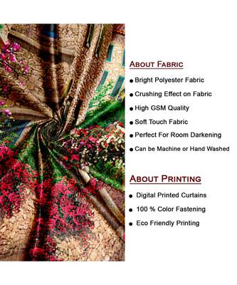 Multicolor Polyester Digtal Printed Curtain 3