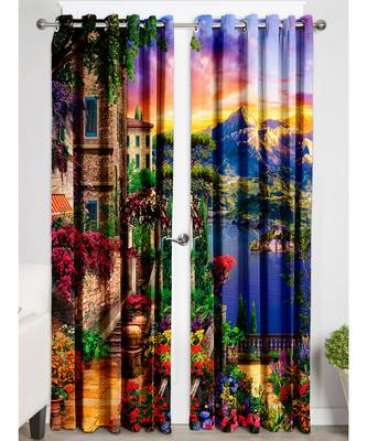 Multicolor Polyester Digtal Printed Curtain 4