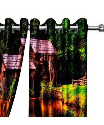 Multicolor Polyester Digtal Printed Curtain 1