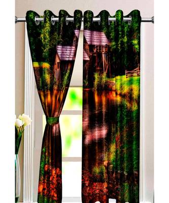Multicolor Polyester Digtal Printed Curtain 2