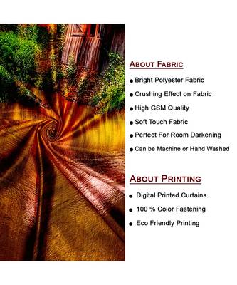 Multicolor Polyester Digtal Printed Curtain 3
