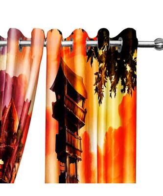 Multicolor Polyester Digtal Printed Curtain 1