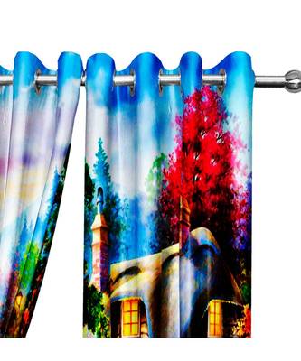Multicolor Polyester Digtal Printed Curtain 1