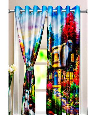 Multicolor Polyester Digtal Printed Curtain 2