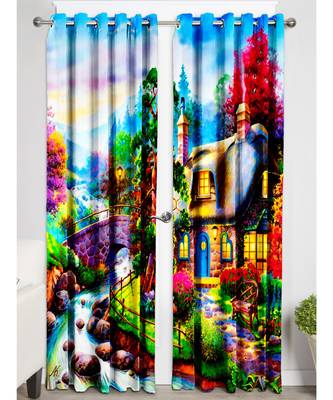 Multicolor Polyester Digtal Printed Curtain 4