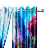 Multicolor Polyester Digtal Printed Curtain
