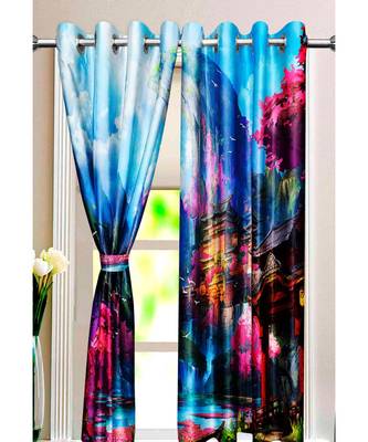 Multicolor Polyester Digtal Printed Curtain 2