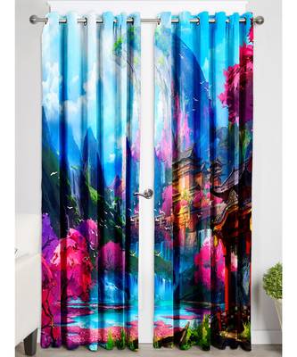 Multicolor Polyester Digtal Printed Curtain 4