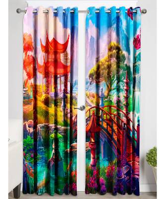 Multicolor Polyester Digtal Printed Curtain 4