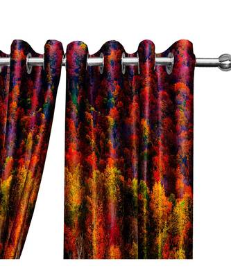 Multicolor Polyester Digtal Printed Curtain 1