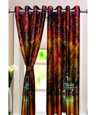 Multicolor Polyester Digtal Printed Curtain 2